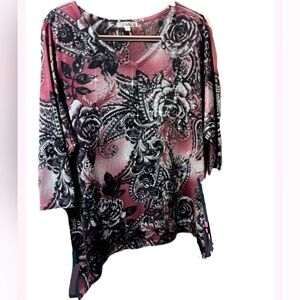 Embellished Rose Mauve Tunic  Reposh